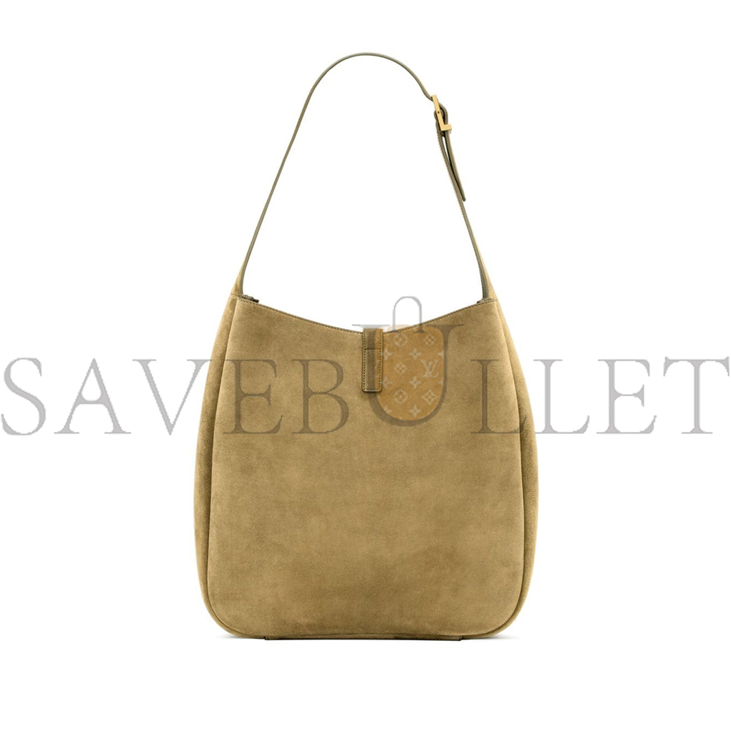 YSL LE 5 À 7 SUPPLE LARGE IN SUEDE 7538371U80W (30*31*13cm)